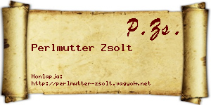 Perlmutter Zsolt névjegykártya